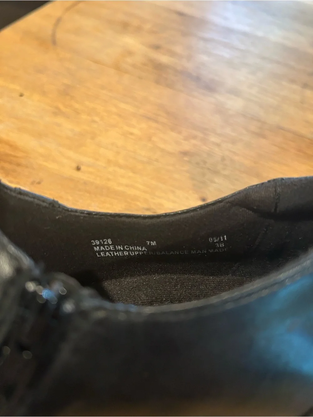 Clarks Black Leather Wedge Shoes